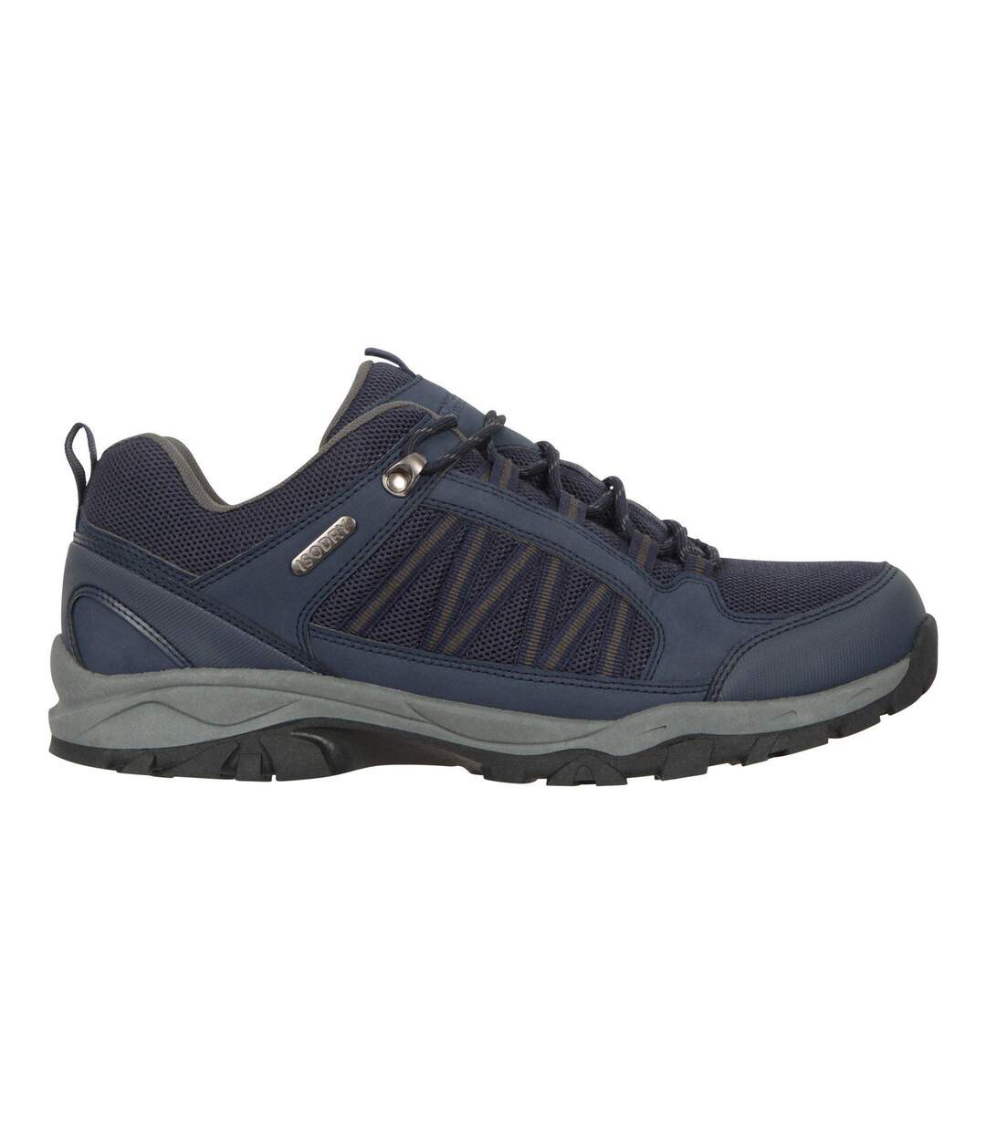 Mens path waterproof walking shoes navy Mountain Warehouse-1