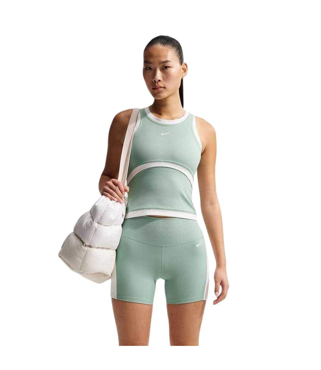 Débardeur One Femme Gris Clair Nike-1