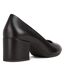 Womens/ladies d eleana a nappa leather court shoes black Geox