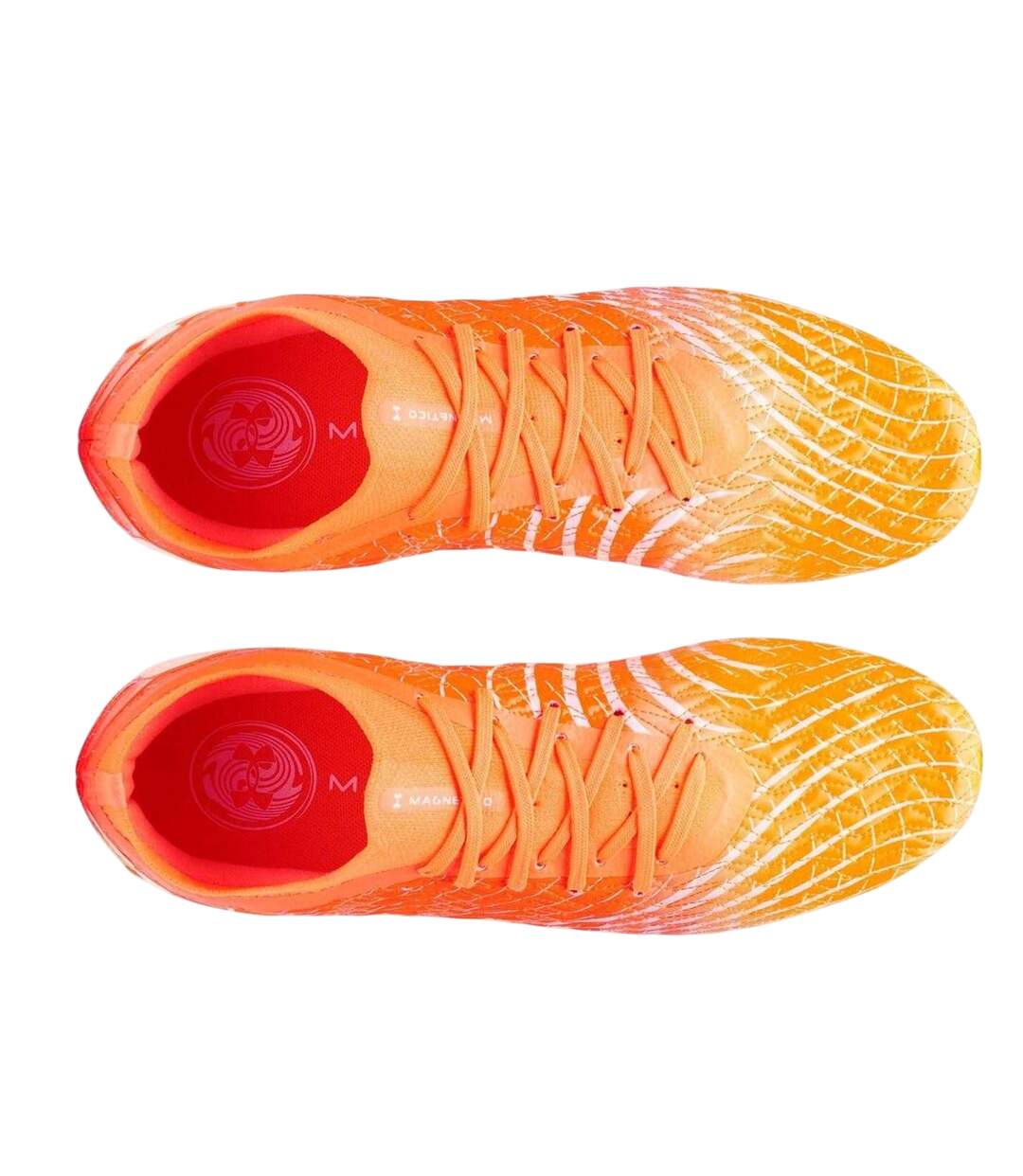 Chaussures De Foot Motif/style Imprimé Graphique Magnetico Pro Homme Orange Blanc Under Armour-3
