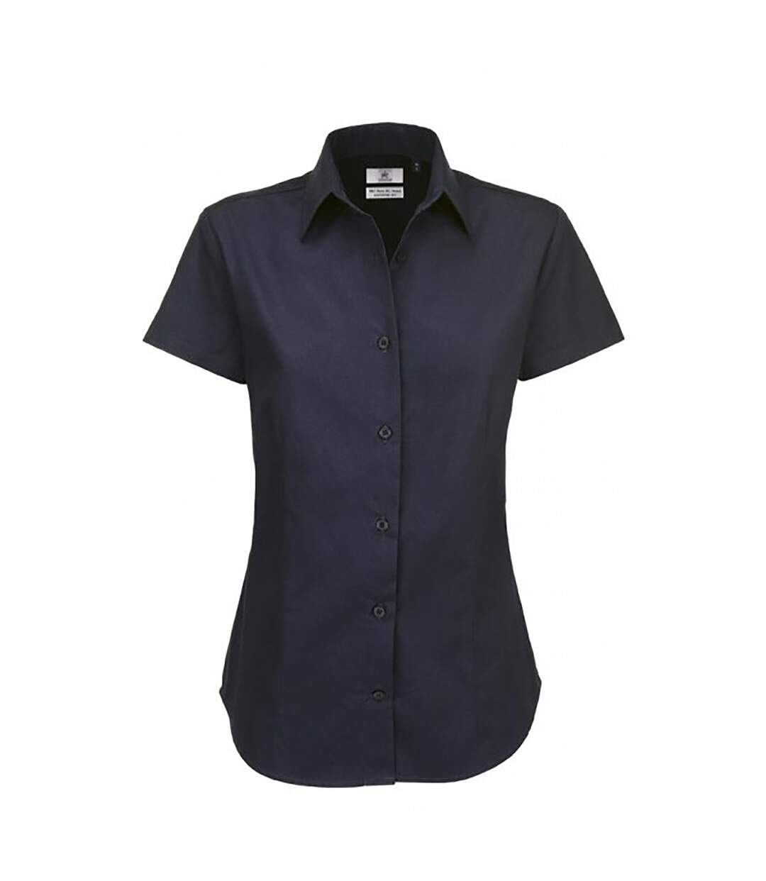 Chemise femmes bleu marine B&C-1