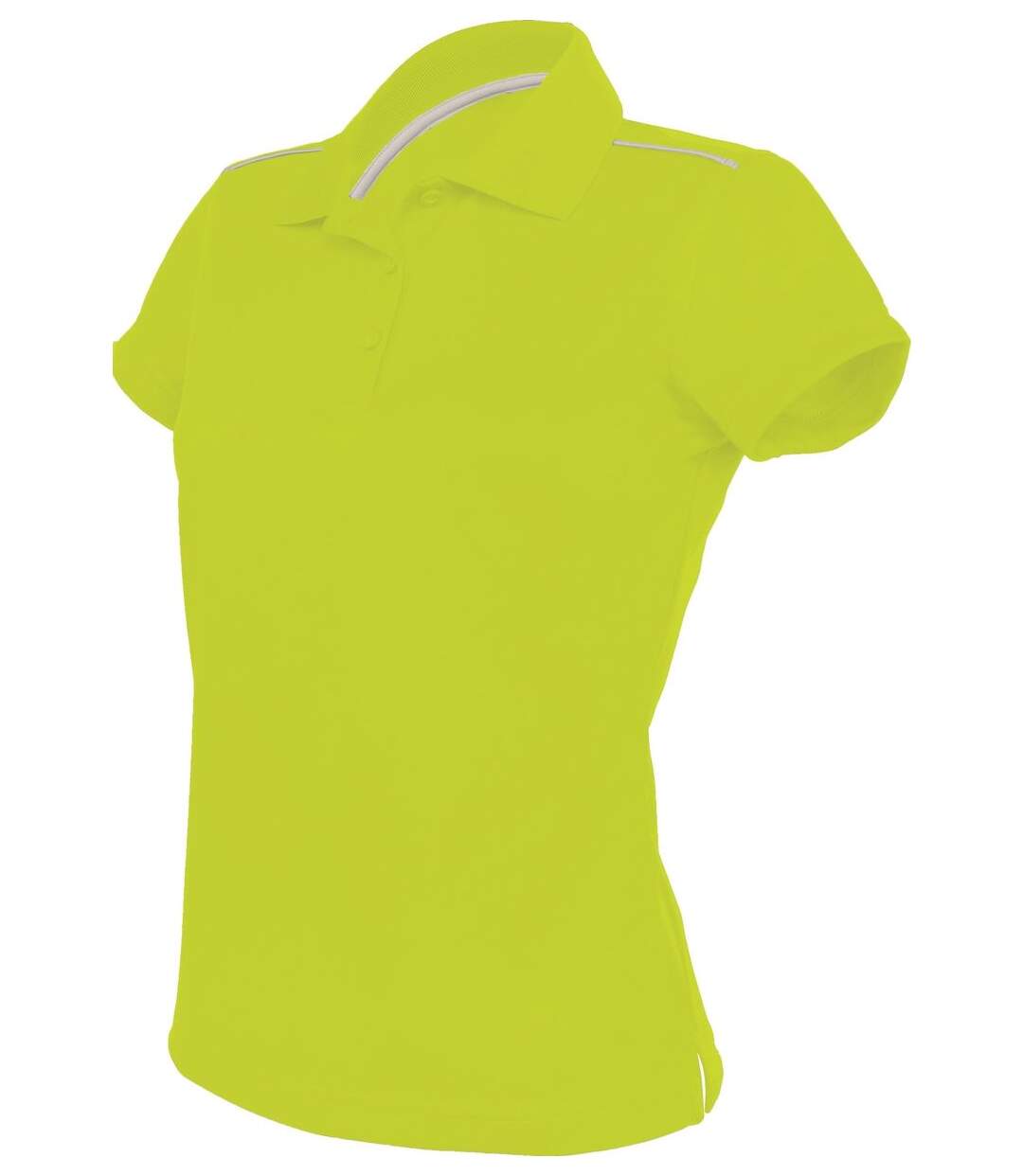 Polo femme sport - PA481 - vert lime - manches courtes