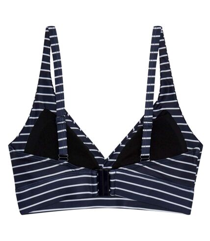 Haut de maillot de bain paloma femme bleu marine / blanc Regatta