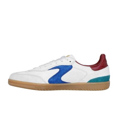 Womens/ladies Hotshot For The Win Suede Trainers Light Grey Skechers