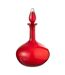 Vase Bouchon en Verre Herschel 33cm Rouge-1