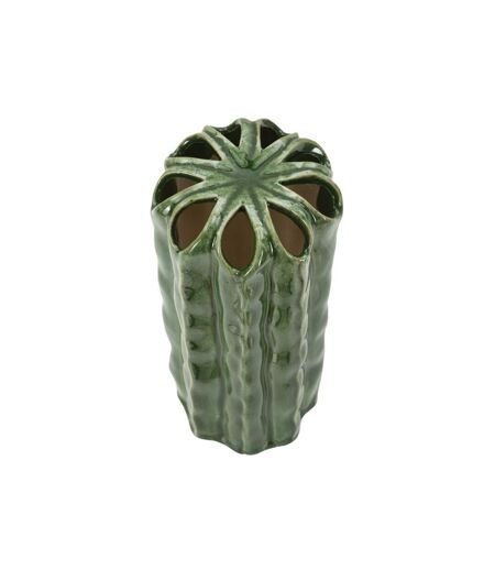 Vase en Céramique Cactus 23cm Vert