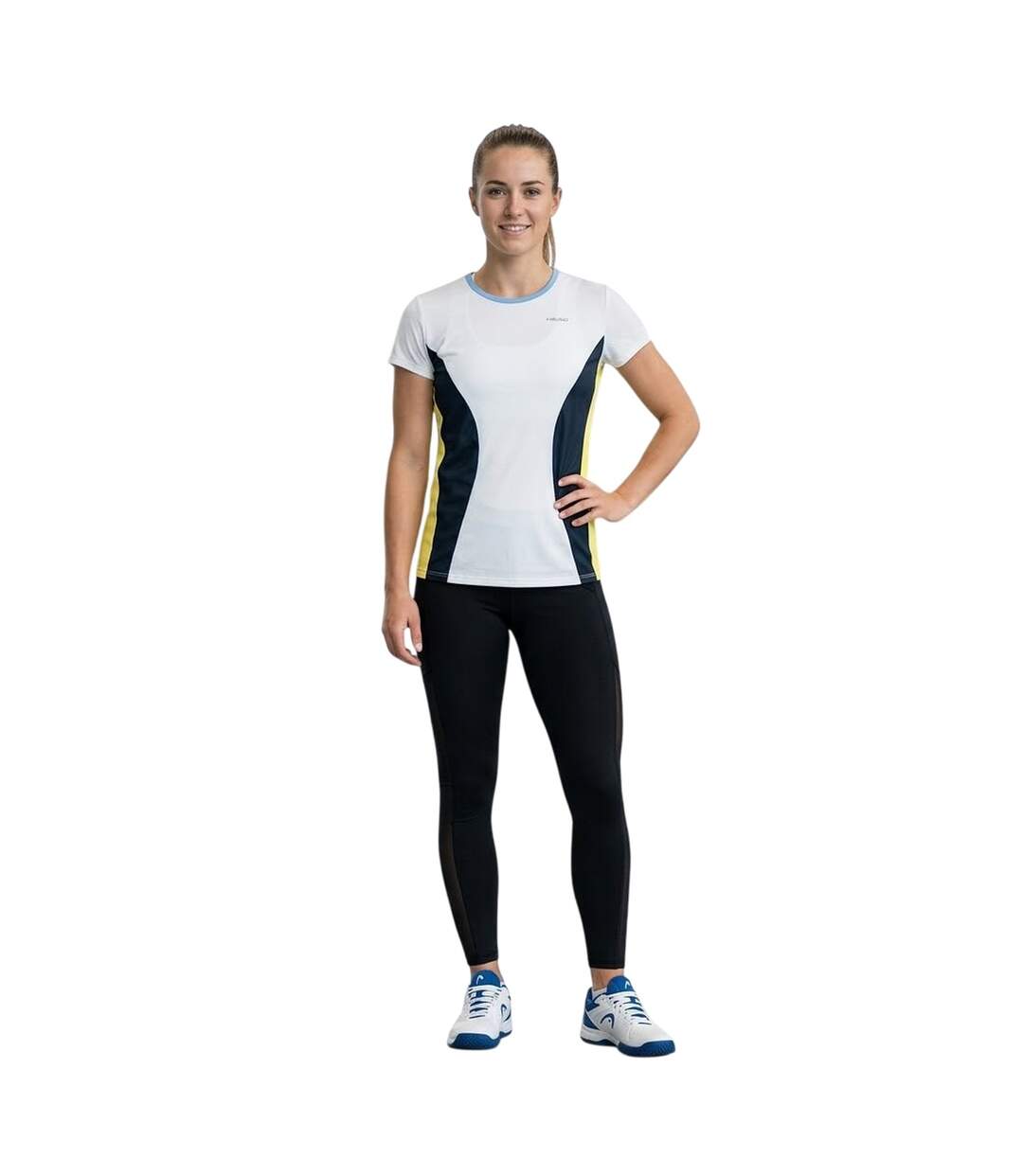 T-shirt Manches Courtes Motif/style Imprimé Mia Femme Blanc Head-1
