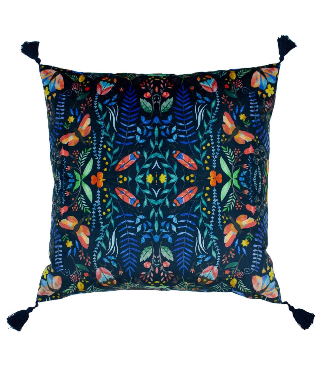 Kaleidoscopic cushion cover one size blue Furn