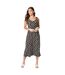 Robe mi-longue femme monochrome Dorothy Perkins-1