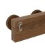 Patère 6 Tiges Design Côme 58cm Marron-2