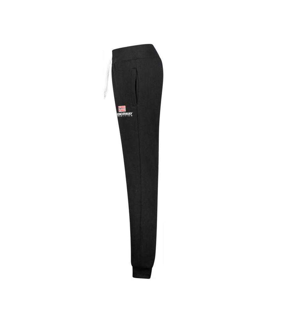 Mens Jogging Bottoms Black Geographical Norway-3