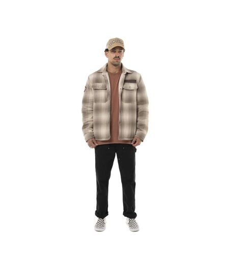 Sur Chemise homme en flanelle à carreaux doublée sherpa Heaven Vondutch