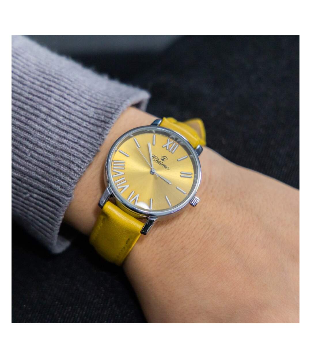 Montre Tendance pour Femme Jaune CHTIME