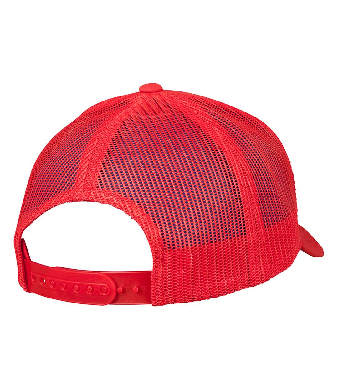 Casquette de routier retro adulte rouge Flexfit-2