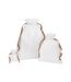 Sac Pour Cadeau 22 Cm X 15 Cm Blanc Doux Rose Doré Westford Mill-2