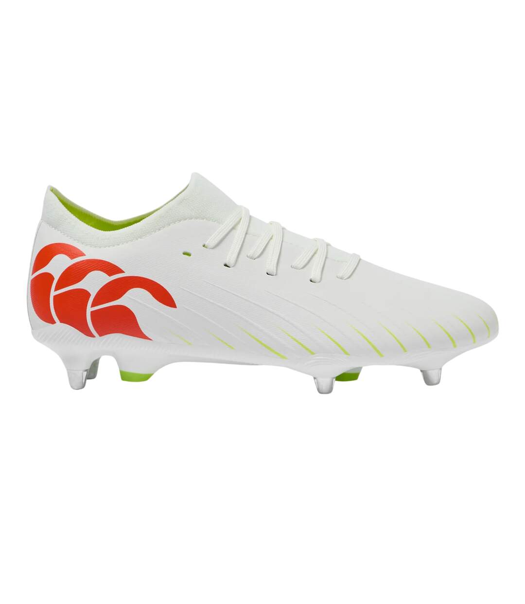 Unisex Adult Speed Falcon Pro Soft Ground Rugby Boots Snow White Canterbury-1