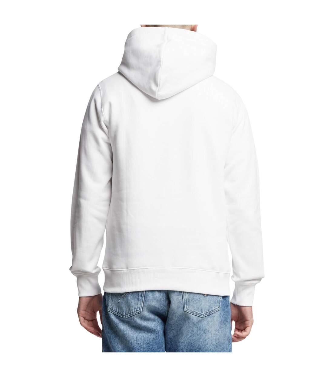 Sweat À Capuche Motif/style Logo Homme Blanc Vif Calvin Klein-2