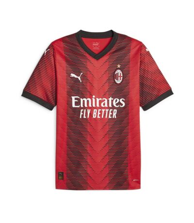 AC Milan Maillot Réplica Domicile Rouge/Noir Homme Puma 2024 - XS