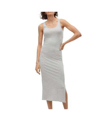 Robe Grise Femme Vero Moda Soft Maxi - L