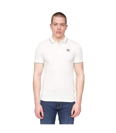 Mens Moorehen Polo Shirt White Henleys