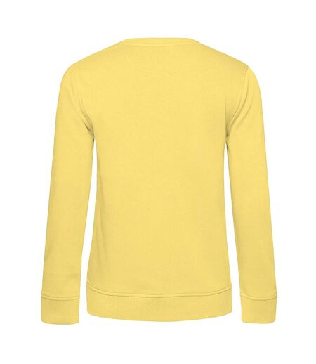 B&C Womens/Ladies Organic Sweatshirt (Blazing Yellow)