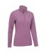 Womens/ladies Camber Ii Fleece Top Dusky Purple Mountain Warehouse-4