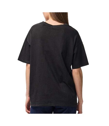 T-Shirt noir femme pieces loise