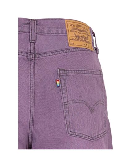 Mens Denim Baggy Shorts Lavender Levis