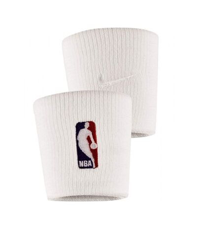 NBA Nike Dri-FIT Wristband (White)