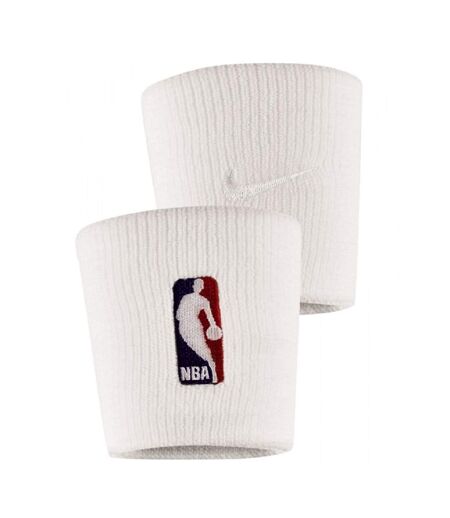 Bracelets éponge blanc NBA