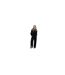 Womens/ladies Embroidered Crew Neck Long-sleeved Sweatshirt Black Raffya-1