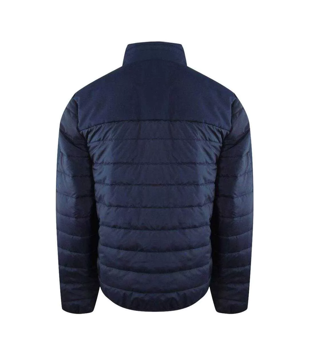 Mens Plain Padded Jacket Navy Blue Ice Iceberg-2