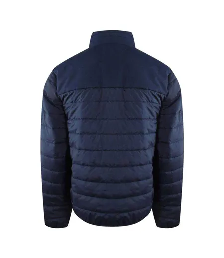 Mens Plain Padded Jacket Navy Blue Ice Iceberg