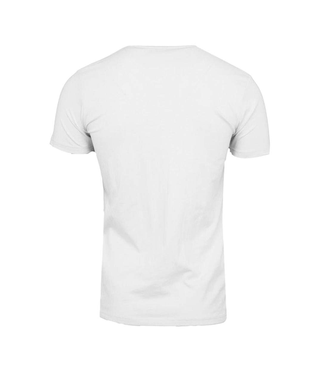 T-shirt blanc homme best mountain 2001 - l-2