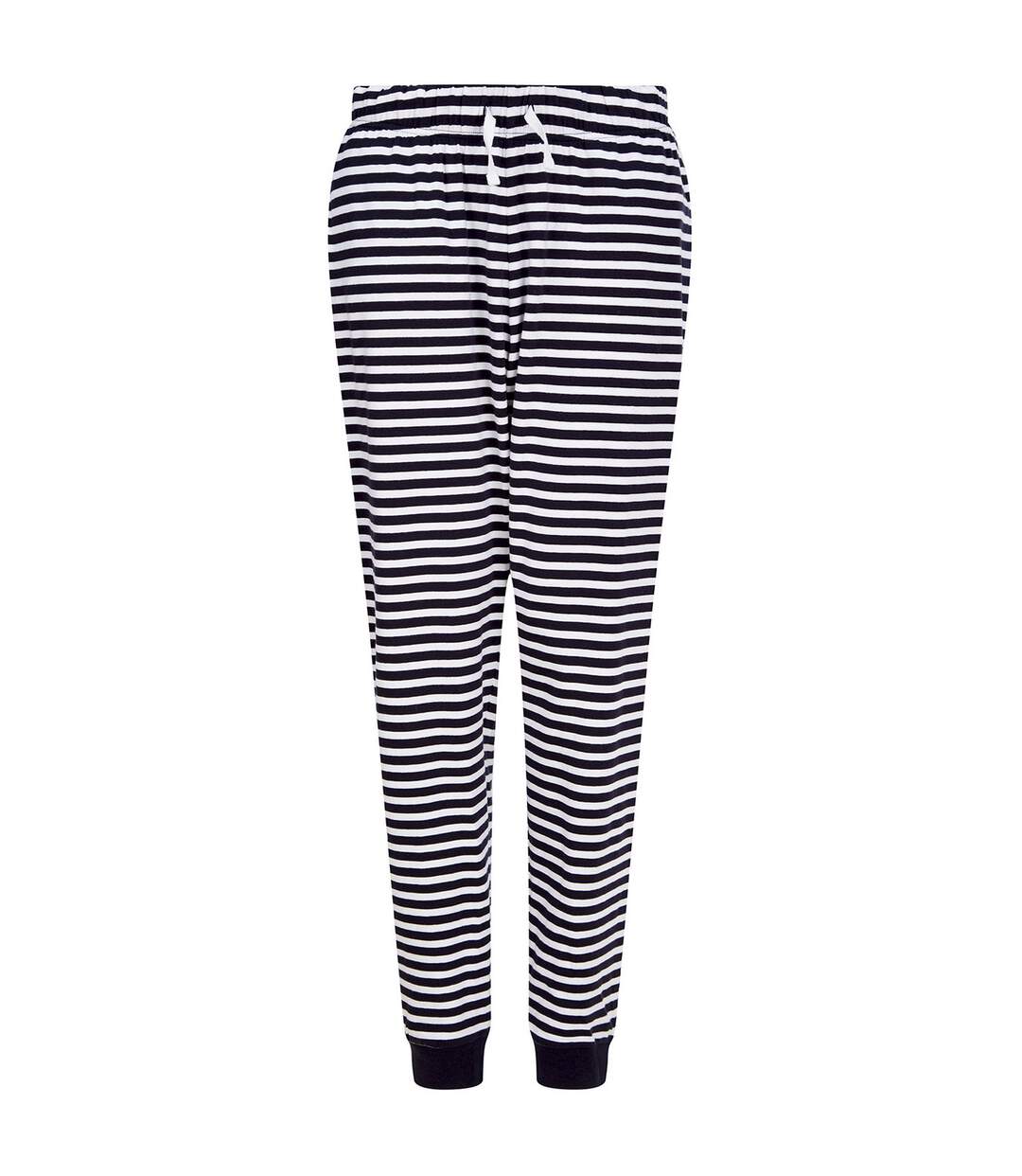 Pantalon de détente adulte bleu marine / blanc SF SF