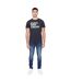 T-shirt balding homme bleu marine Duck and Cover