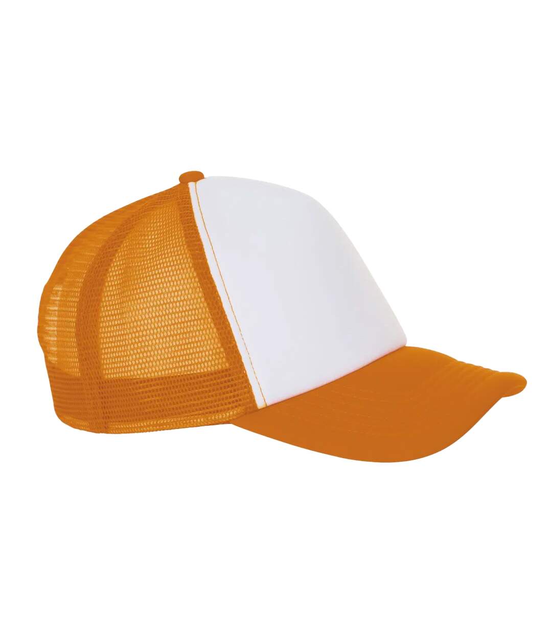 Casquette De Baseball Bubble Blanc Orange Néon SOLS-3