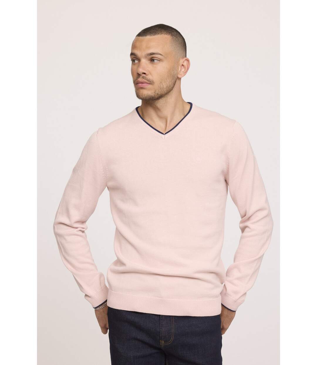Pull CIRAKO Rose Dragée-1