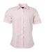 chemise popeline manches courtes - JN679 - femme - rose clair