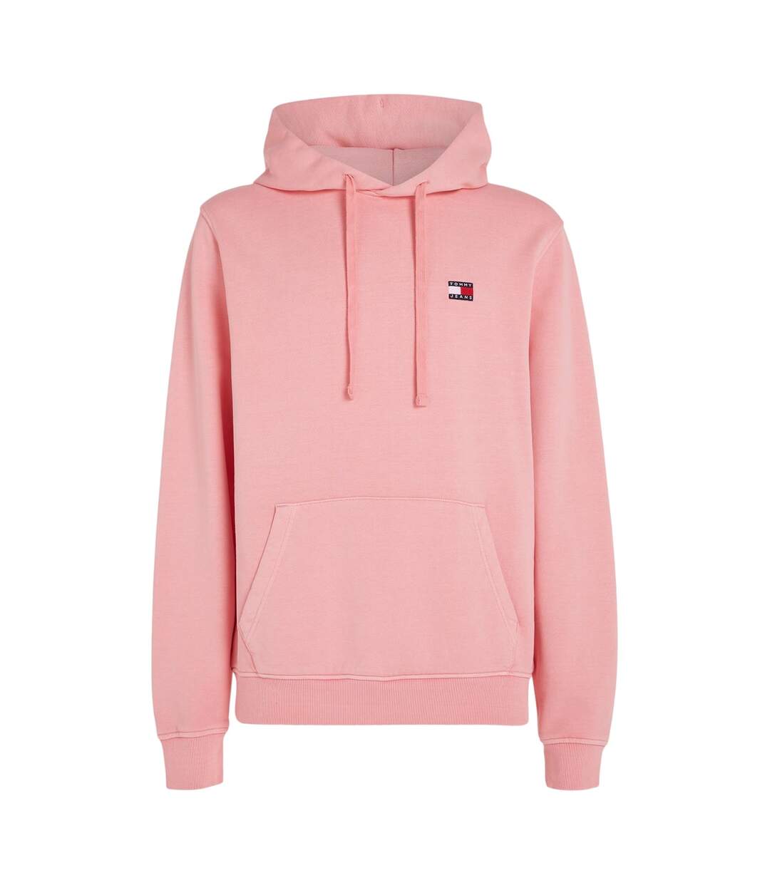 Mens Badge Hoodie Pink Tommy Jeans-2