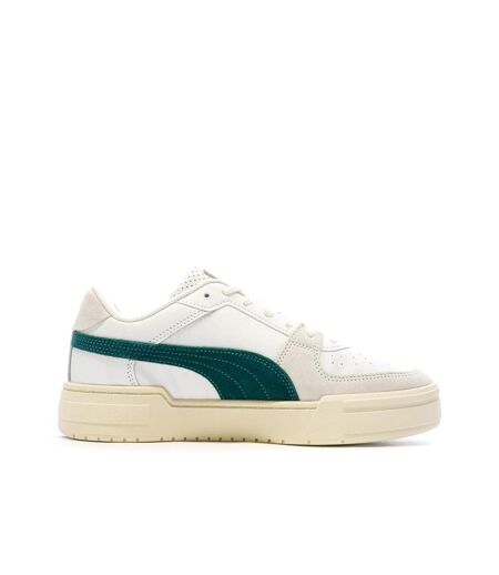 Baskets blanches/vertes homme puma league