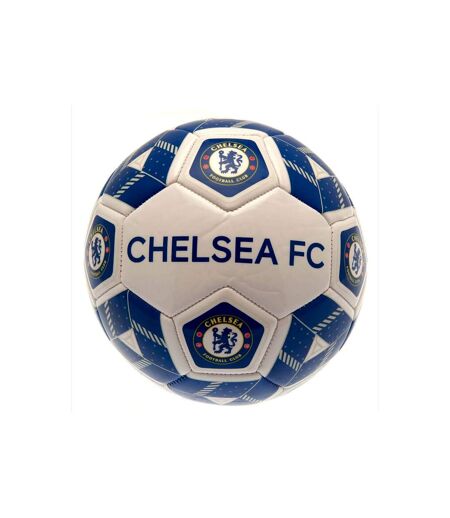 Chelsea FC - Ballon de foot (Bleu / Blanc) (Taille 3) - UTSG22382