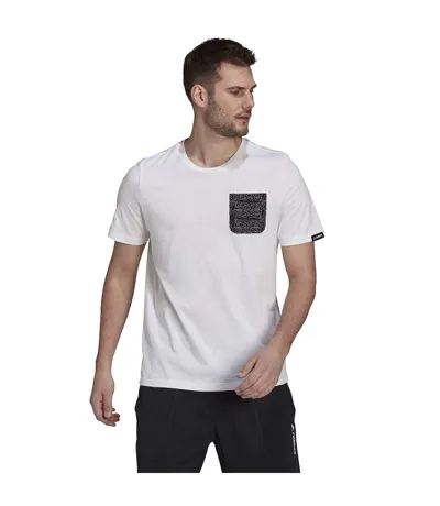 T-shirt Homme Blanc Adidas