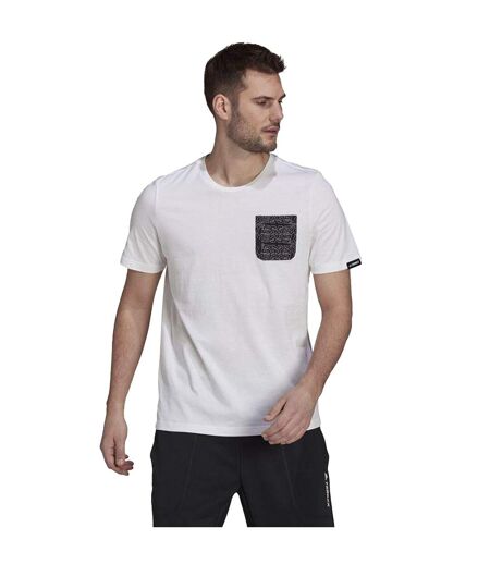 T-shirt Homme Blanc Adidas