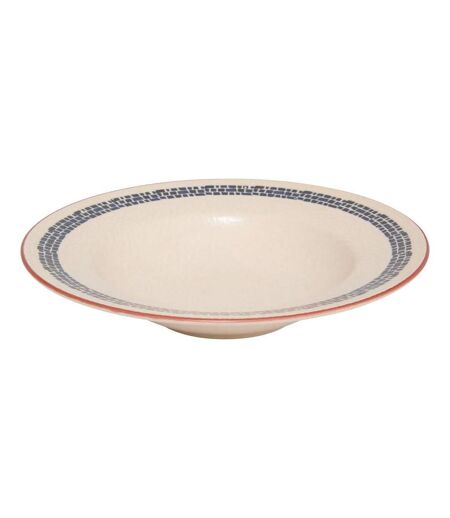 Lot de 6 Assiettes à Pâtes Morgane 28cm Crème