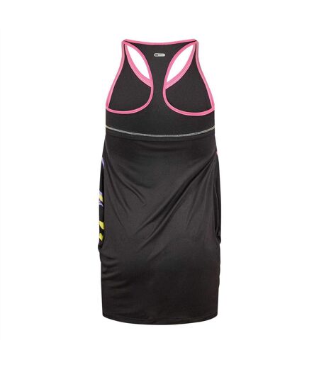Womens/ladies Racerback Relaxed Fit Tank Top Black Puma