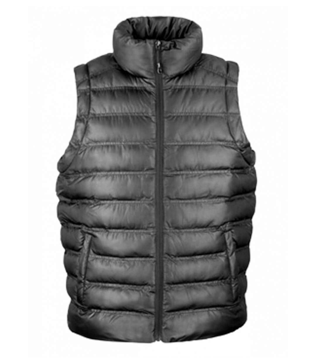 Doudoune anorak sans manches bodywarmer HOMME - R193M - noir-1