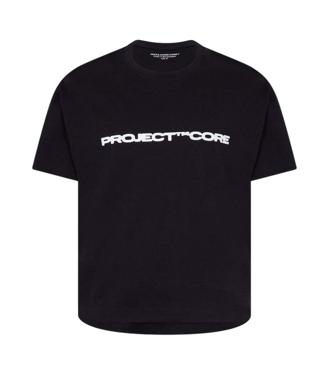 T-shirt Project Core Homme Noir Jack And Jones-1