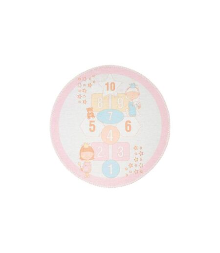 Tapis Enfant Imprimé Playground 160cm Rose