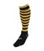 Unisex adult pro hooped football socks black/amber glow Precision-1